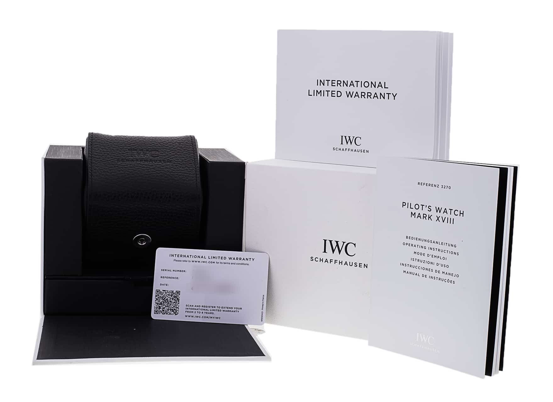 IWC Portugieser Automatic Black Arabic Dial